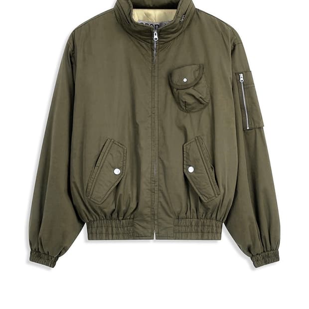 오픈yy 카고봄버자켓 카키 M