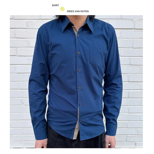 드리스반노튼 셔츠