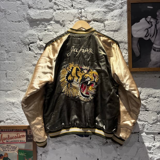 japan 드레곤 플라이 스카쟌 리버서블 자켓