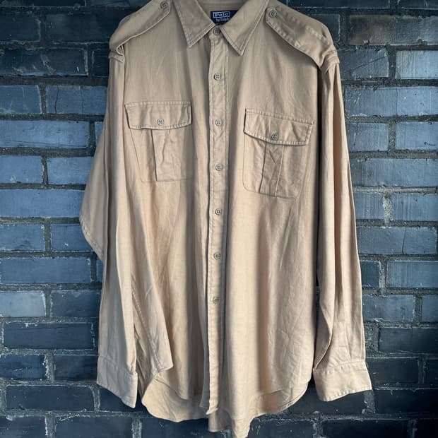 Polo by Ralph Lauren FISHER 견장 셔츠