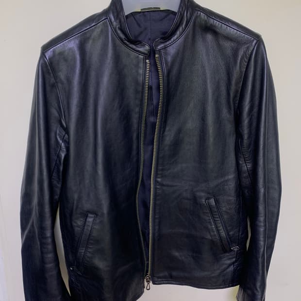 ships 빈티지 램스킨 레더자켓