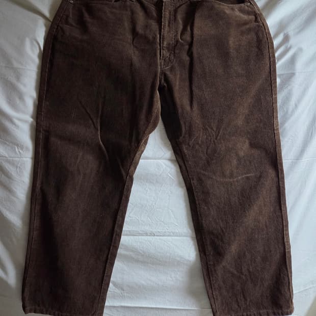 Big john 빅존 브라운 코듀로이 바지 34
