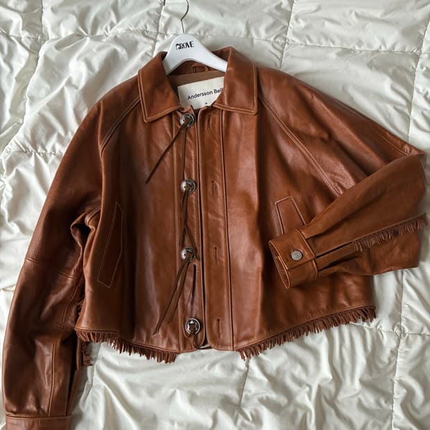 앤더슨벨 가죽 자켓