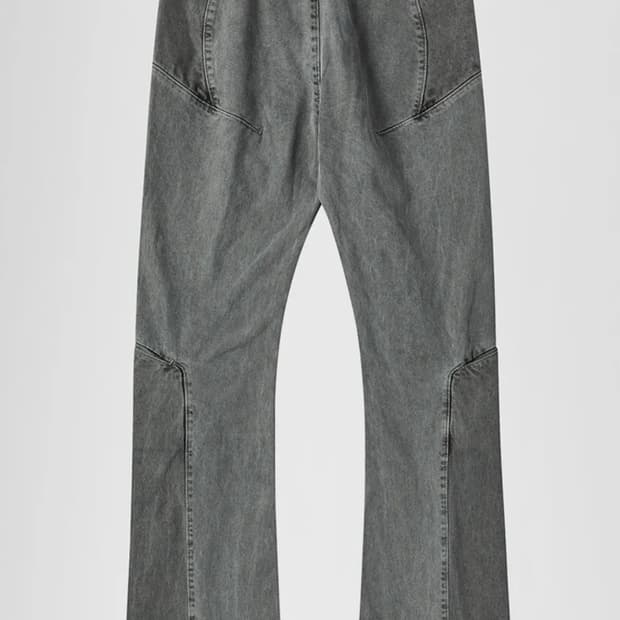 누마레 ee 우먼 부츠컷 팬츠 그레이