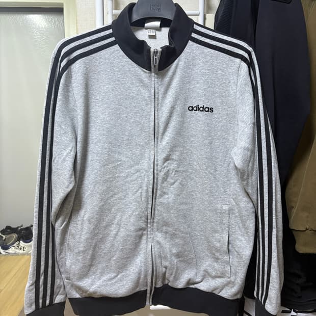 아디다스 회색 트랙탑 XL