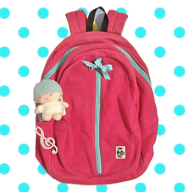 Chums 마젠타 블루 백팩 🩵