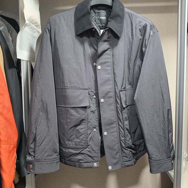 띠어리 유틸리티 자켓 /차콜 / M