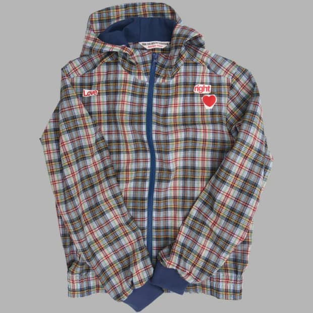 더뮤지엄비지터) LOVE CHECK JACKET