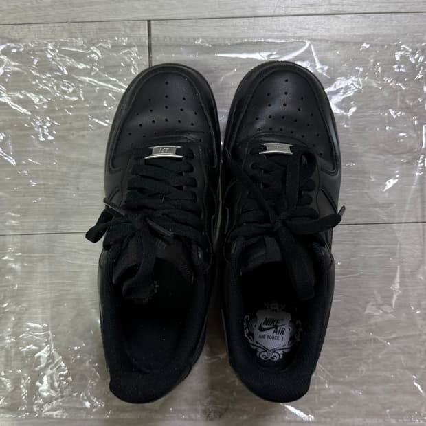 (W) 나이키 에어포스 1 '07 로우 트리플 블랙