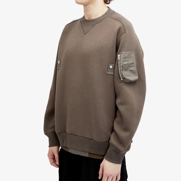 사카이 MA-1 크루넥 맨투맨