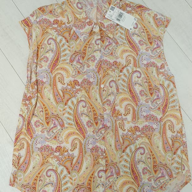 새상품)망고 블라우스