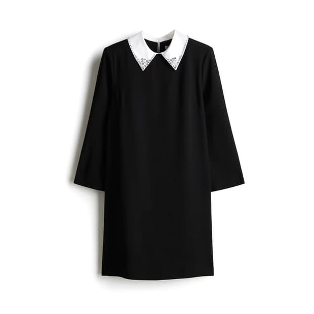 H&M 라인스톤 디테일 드레스