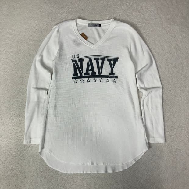아비렉스 US Navy 와플 롱슬리브