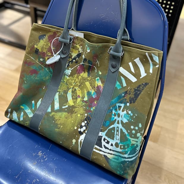 Vivienne Westwood Big Canvas Shopper Bag