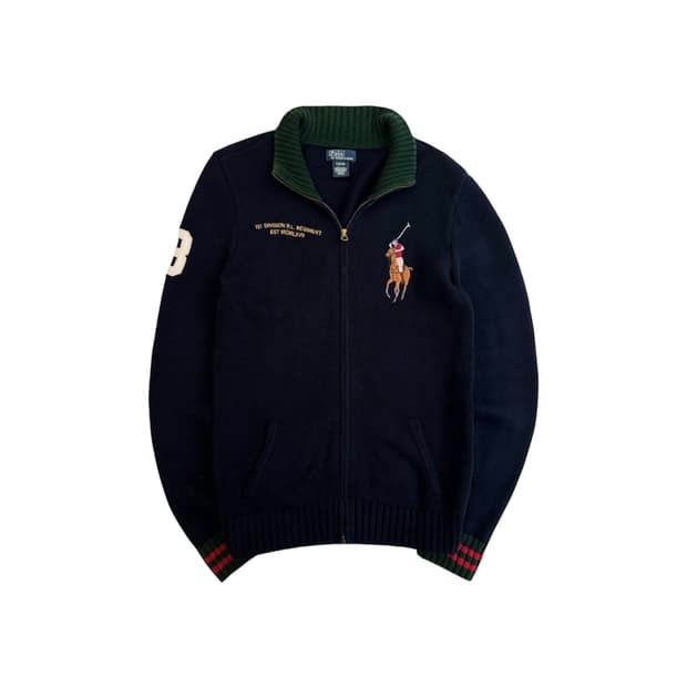폴로랄프로렌 빅포니 집업 니트
