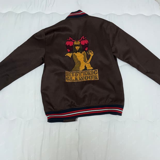 히스테릭글래머 앤디워홀 엠브로이드 봄버 자켓