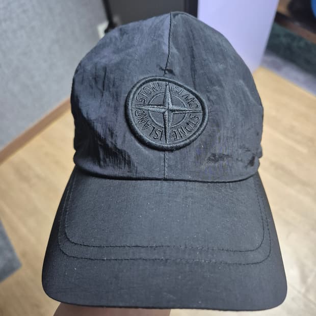 [XL]24FW 스톤아일랜드 나일론 볼캡 블랙 검정