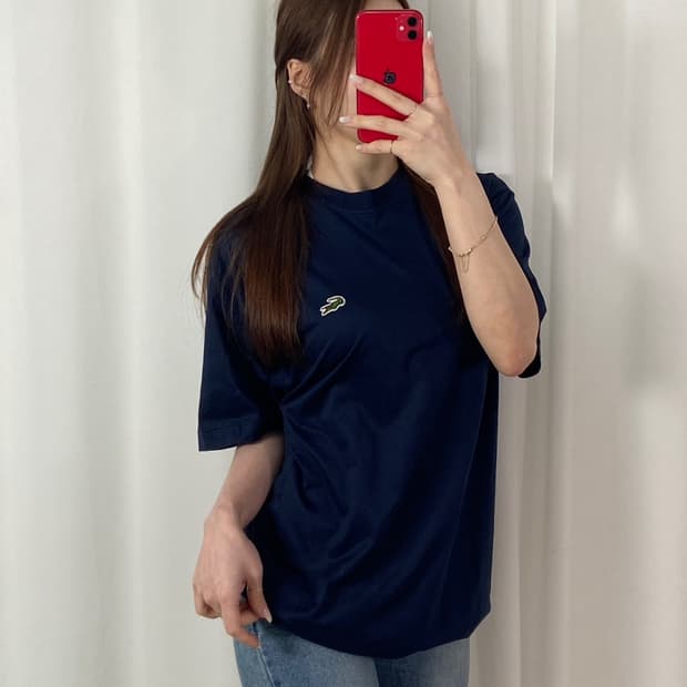 라코스테 와펜 라운드 티