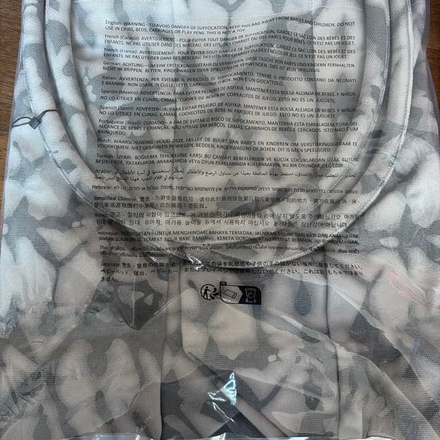 알로 요가 쇼퍼 토트백 Grey Tie Dye 새상품