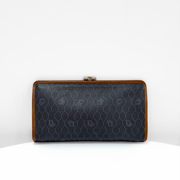 디올 빈티지 허니콤 프레임 클러치