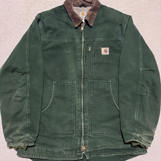 칼하트 C61 샌드스톤 쉐르파 자켓 XL