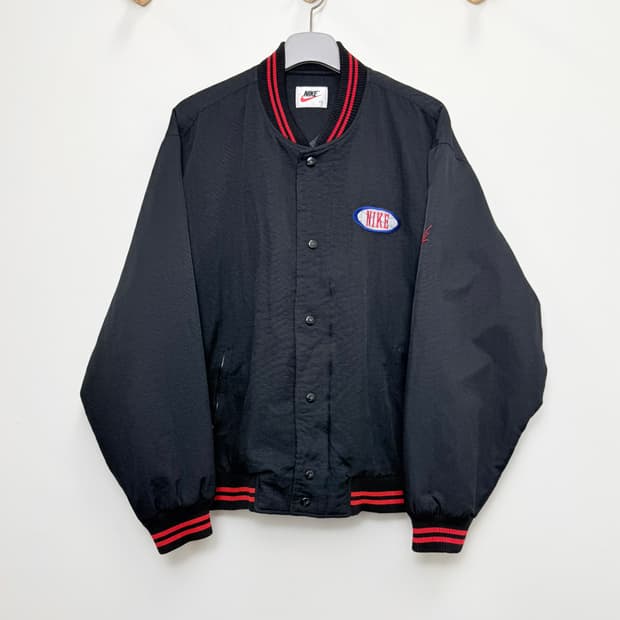 나이키 90s 올드스쿨 바시티 자켓