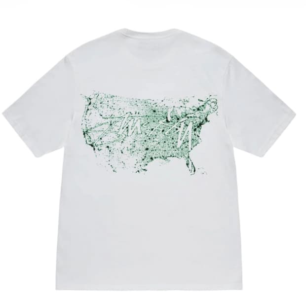 (L) 스투시 Stussy Night Lights T-Shirt 화이트