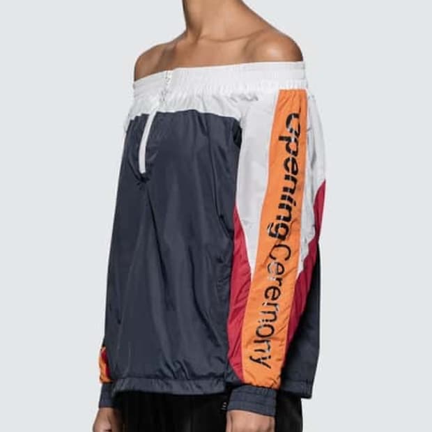 오프닝 세레모니 오프숄더 아노락 S size