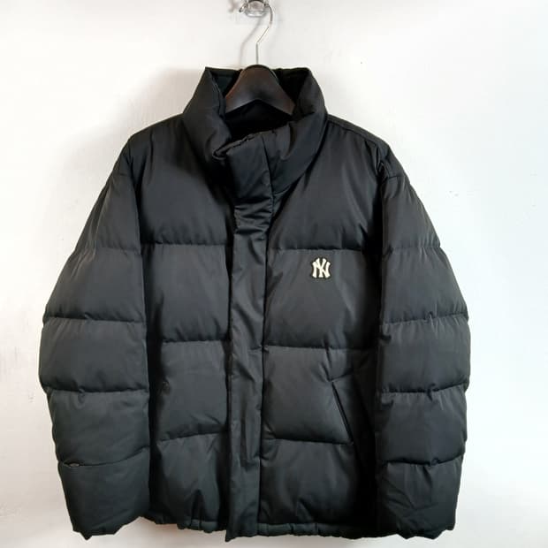 MLB NY 패딩 블랙 85 XS 새제품급