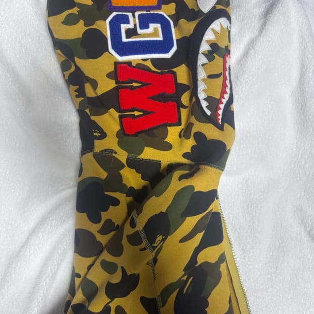 베이프 후드집업 황계 M