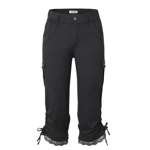미레코 LACE CORSET CAPRI PT CHARCOAL