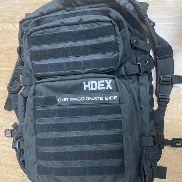 HDEX 코듀라 짐 백팩 블랙 59L