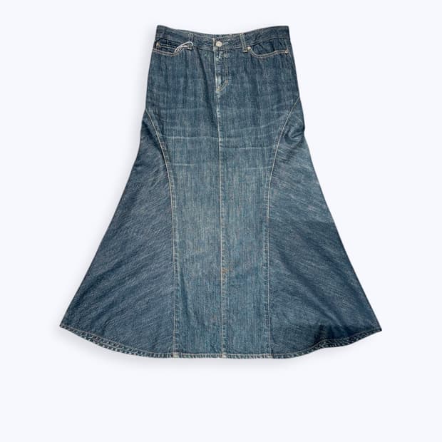 denim mermaid skirt