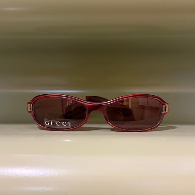 구찌 90s 아카이브 GG 2554/S 오벌 선글라스