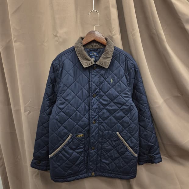 폴로 랄프로렌 코듀로이퀄팅 자켓 L(14-16)