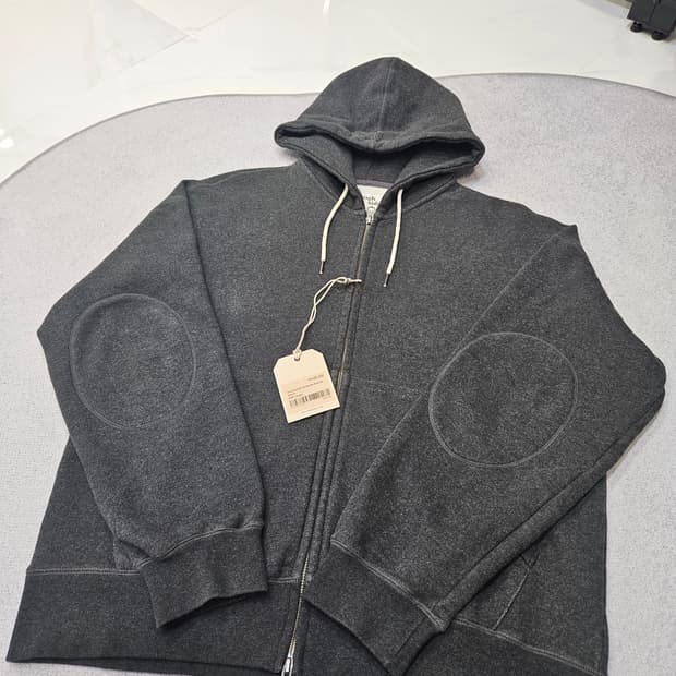 (1) 러프사이드 25fw 오버사이즈 후드집업 그라파이트