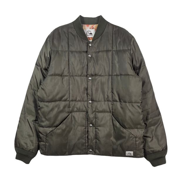 퀵실버 빈티지 아카이브 퀼팅 블루종 점퍼 M