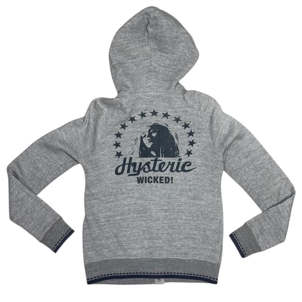 히스테릭 글래머 아카이브 히스걸 버튼 업 후드티