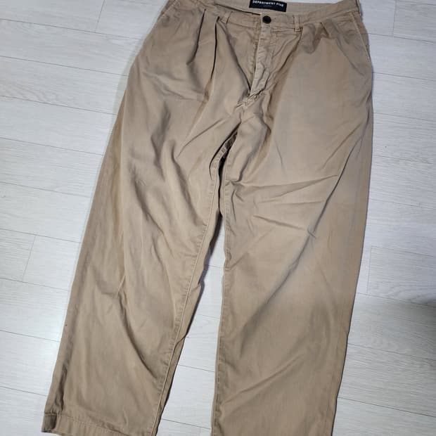 DEPARTMENT FIVE 베이지 면바지