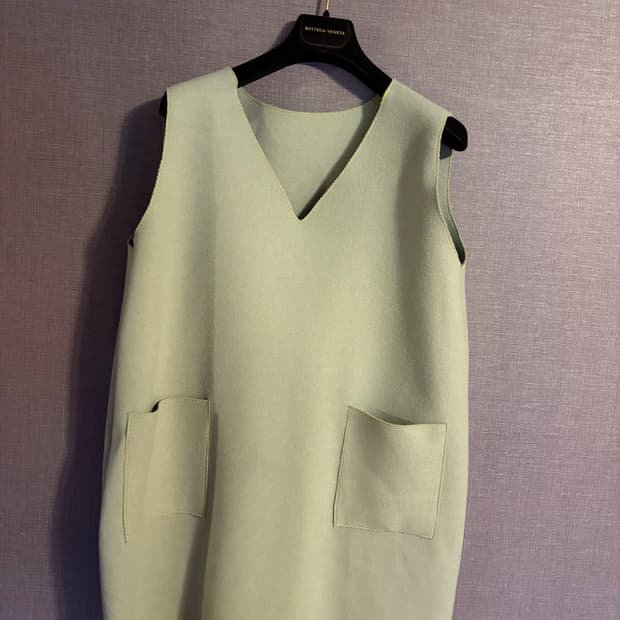 은은한 세이지 민트 원피스 / 일본구매