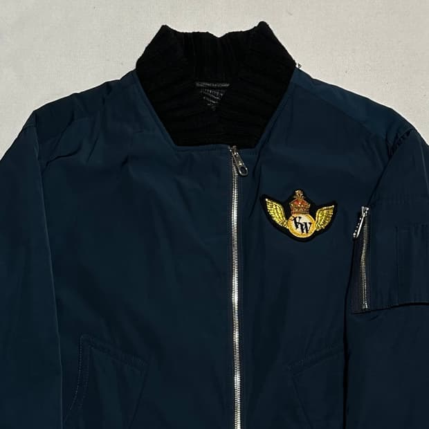 38 비비안웨스트우드 네이비 항공 점퍼