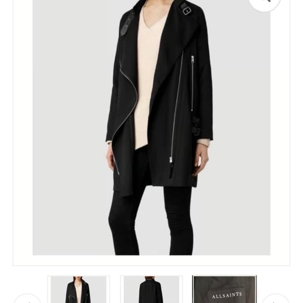 올세인츠 렌 바이커 코트 자켓 M(95)