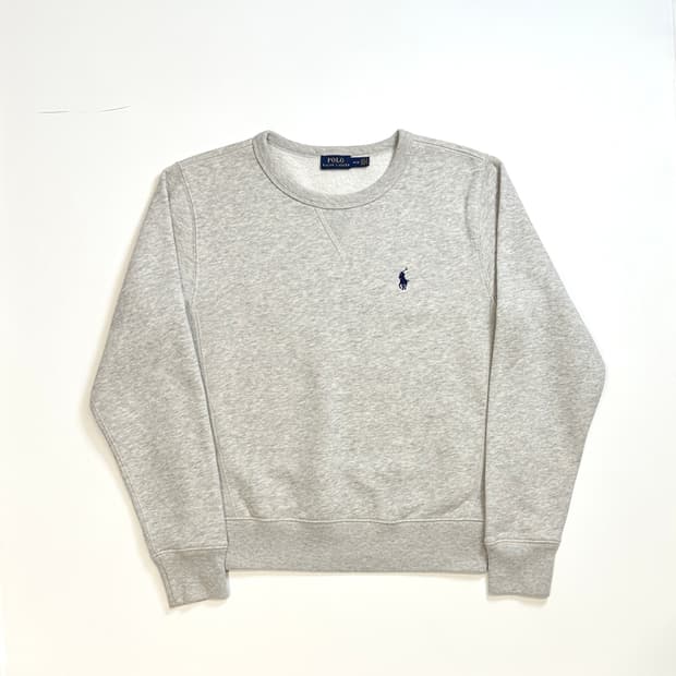 폴로 맨투맨 연그레이 여성M