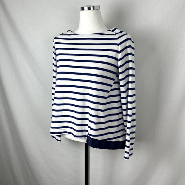 Vintage 나일론 도킹 스트라이프 롱슬리브 