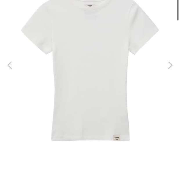 글로니 반팔 G CLASSIC FITTED TEE (white)