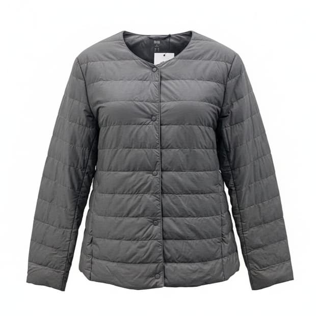 일본 유니클로 덕다운 여성 라운드 경량패딩 1798