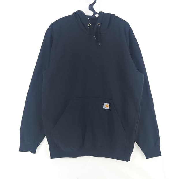 [남M]칼하트 블랙 루즈핏 기모 후드티[Y5C-224]