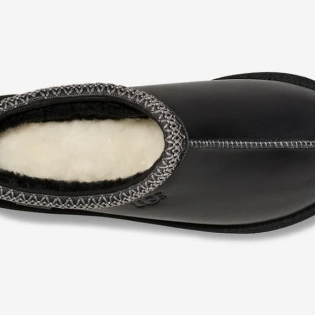 UGG 미국어그 레더 타스만 블랙240