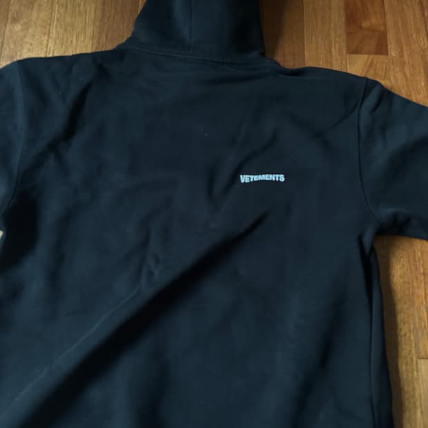Vetements Garderobe Logo Hoodie