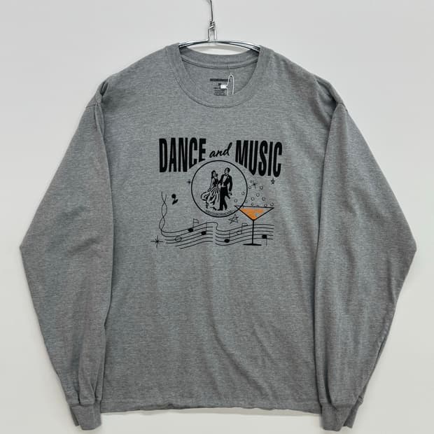 네이버후드 DANCE AND MUSIC 롱슬리브 그레이